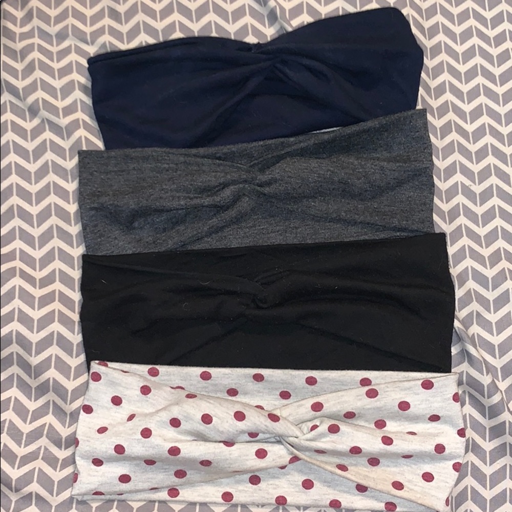 Pack of 4 Turban Style Headbands